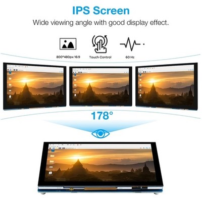 Capacitive 5'' Touchscreen Monitor for Raspberry Pi