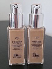 2 pcs Dior Forever Skin Glow 24H Wear Radiant Foundation SPF 35- glow 2CR -20ml
