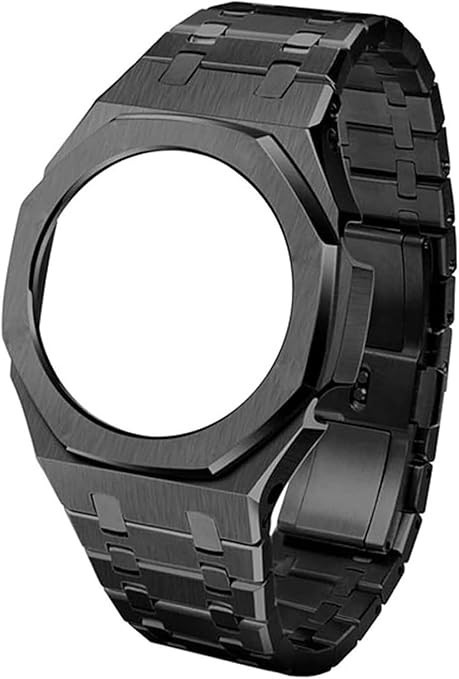 Kit Black Métal GA2100 en acier brossé pour montre G-Shock