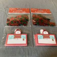 Confetti & Name Cards (Xmas)