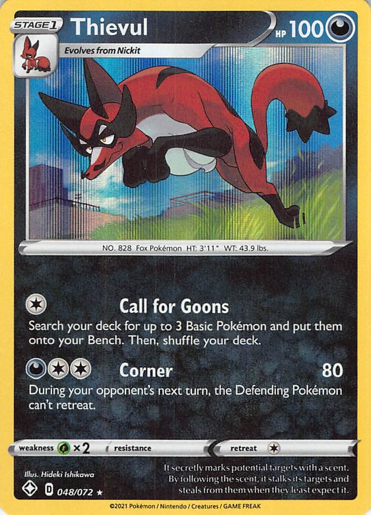 Thievul 048/072 Shining Fates Holofoil