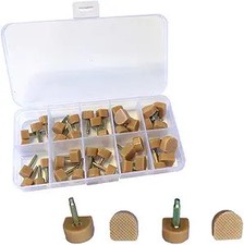High Heel Tips Replacement Kit Beige Taps Caps U Shape 20 Pairs