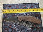 Hinderer XM-24 -- Bowie --  Skinny -- 1095 steel -- Vintage Series-Smooth Walnut — photo 9