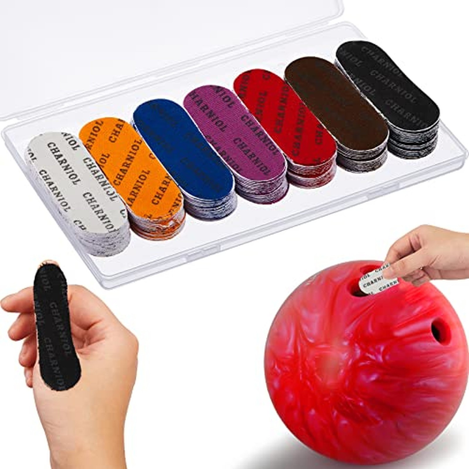 Comfortable Bowling Grip Tape Set with 140 Pieces