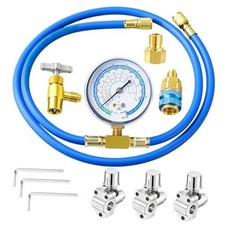 R134a Recharge Hose Kit With Gauge Ac Refrigerant Hose 12 Blue Classic R134a Recharge Hose Kit With Gauge Ac Refrigerant Hose 12 Blue Classic