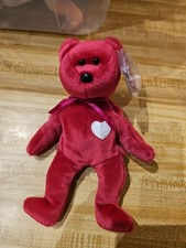Ty Valentina the Red Bear Beanie Baby