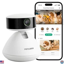 PETLIBRO AI Indoor Pet Camera - 360° View, 1080P Night Vision, 2-Way Audio, WiFi