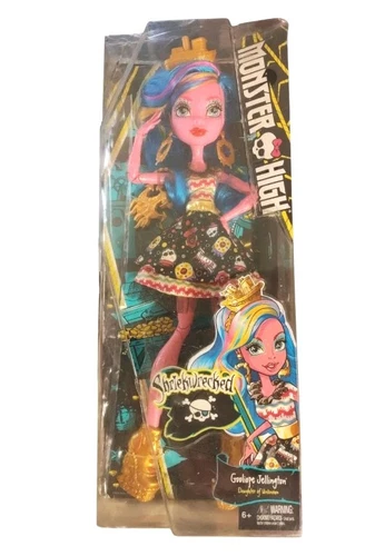 Monster High Shriekwrecked Gooliope Jellington 17" Girl Doll W/ Black Stand HTF