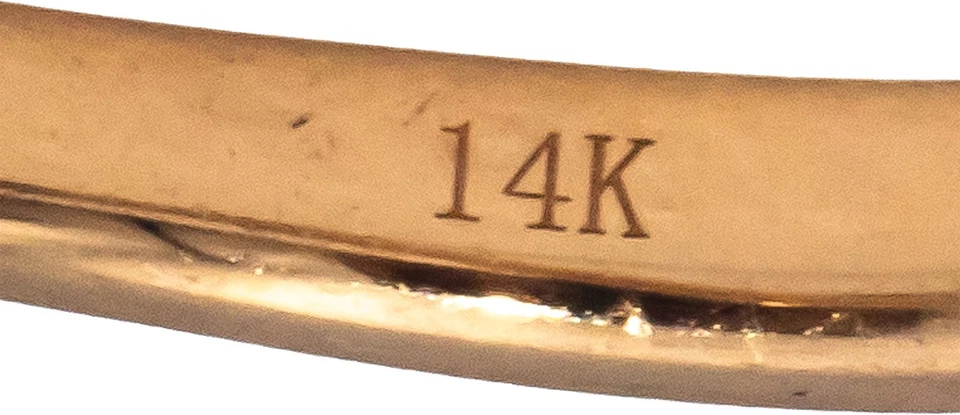 14k Rose Gold VS Round Diamond Bowtie Ribbon Ring 0.23CT Size 7.25 - Image 4 of 4