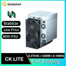 New Goldshell CK LITE Miner CKB Miner 6.3TH/s 1200W 0.19W/G  Nervous Network
