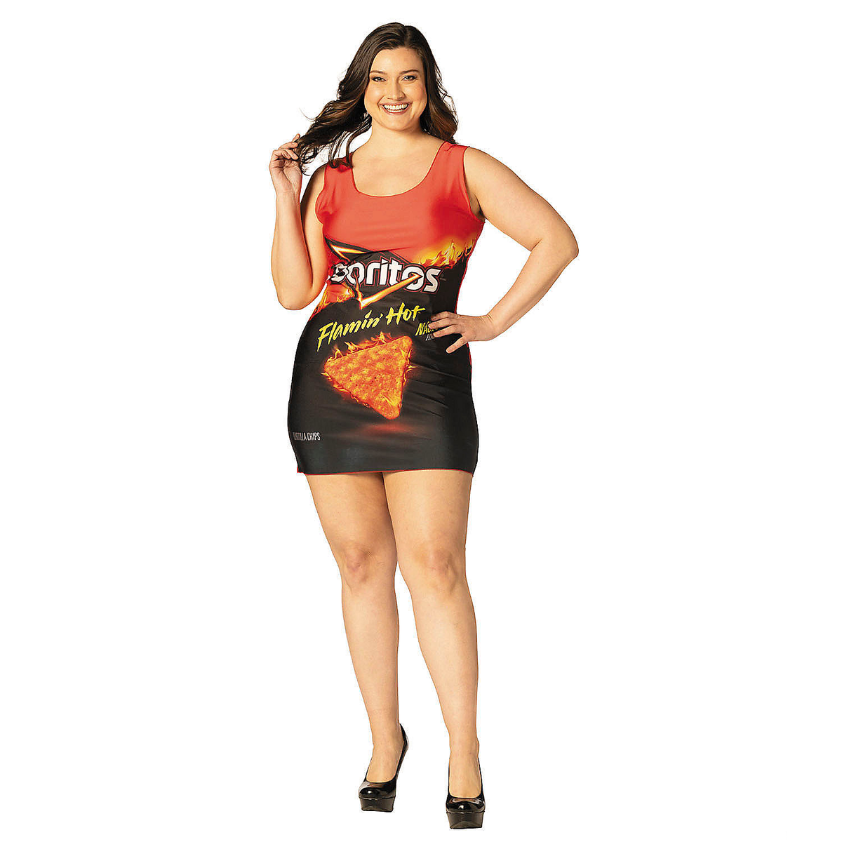 doritos prom dress A Reddit user has shared her high school prom dress made completely of Doritos bags left over by students