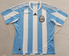 Camiseta de fútbol local Adidas Argentina 2010 - 2011 talla S-M