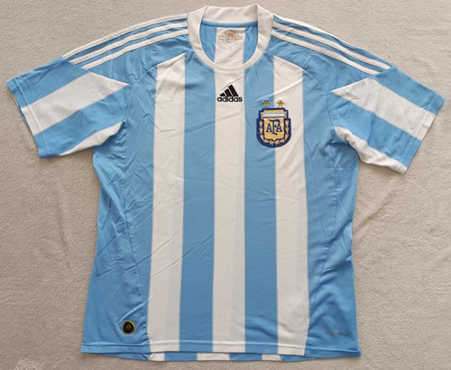 Argentina 2010 - 2011 Adidas Home Football Soccer shirt jersey size S-M