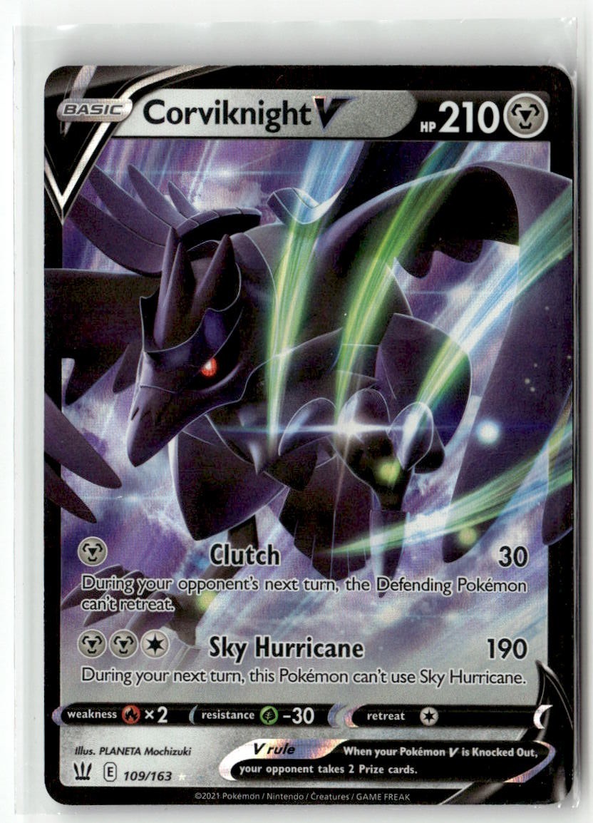 Corviknight V Ultra Rare SWSH05: Battle Styles 109/163 NM