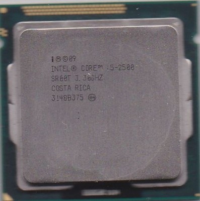 Intel Core I5-2500 Processor, SR00T