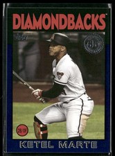 2021 Topps #86B-89 Ketel Marte Blue Parallel 1986 35th Anniversary (Series 1)