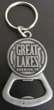 Great Lakes Brewing Co Cleveland Ohio IPA Beer Aluminum Bottle Opener Keychain