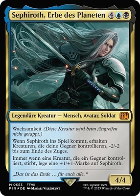 MTG Magic the Gathering FIN Sephiroth Erbe des Planeten 553 mythic Foil deutsch