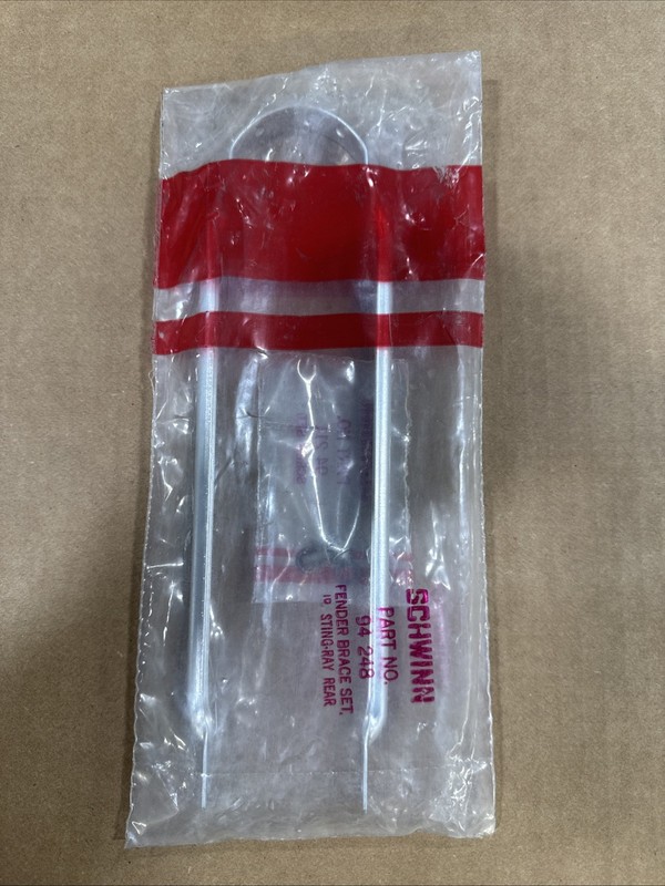 Schwinn 94 248 NOS Rear Fender Brace Kit In Bag