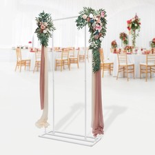 Metal Rectangle Shape Wedding Flower Stand Metal Frame Backdrop Decor Rack 200cm