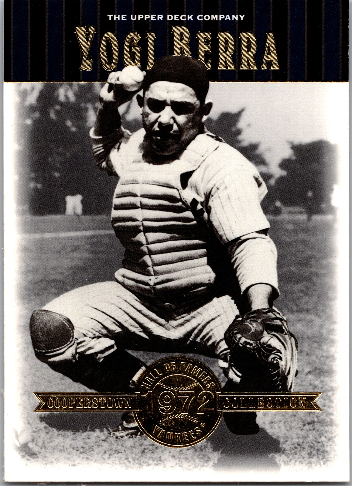 Yogi Berra 2001 Upper Deck Hall of Famers #45 New York Yankees