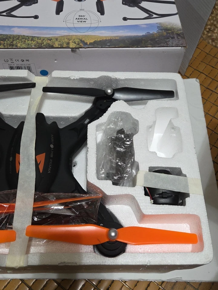 Vivitar 360 Sky View Video Drone Real Time Video GPS Hover HD 360°  Open Box  - Image 4 of 4