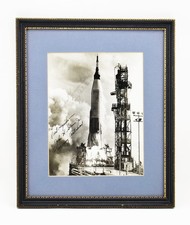 Scott Carpenter SIGNED to Mercury Engineer NASA Original Photo Astronaut Space