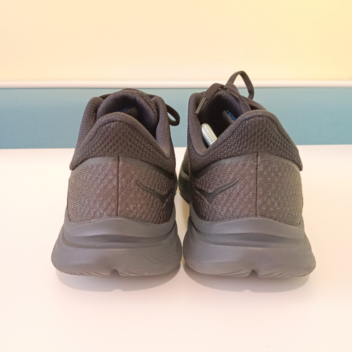 Hoka One One Solimar Shoes Mens 12.5 D Triple Black 1123074 BBLC Walk Running Hoka One One Solimar Triple Black Men main image 2