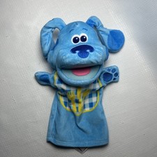 Melissa Doug Blues Clues Blue Dog Hand Puppet Plush 10"