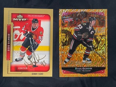 Doug GILMOUR 1999 Ultimate Victory COLLECTION 001/100 UD MVP Gold  049/100 Lot