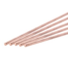 5 Pack Pure Copper Round Rod 2.5mm/0.1 Inch Dia 9.84 Inch Length Copper Rod