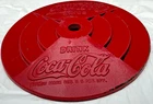 Drink Coca-Cola Cast Iron Sign Base Embossed Vintage Lollipop Coke Stand Display