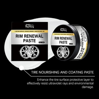 Rim Renewal Paste Repair Restore Wheels Alloy Curb Scuff Fix