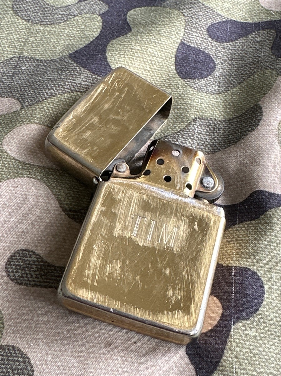 1986 Classic Vintage Zippo Lighter - Gold Plated - TIM | eBay