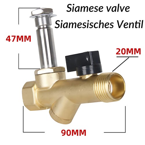 220V 1/2" 3/4" 1" Magnetventil Timing Automatischer Wasserablass Luftkompressor - Bild 13 von 17