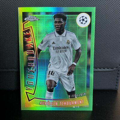 2022-23 Topps Chrome Green Youthquake Aurelien Tchouameni # YQ-39 03/99
