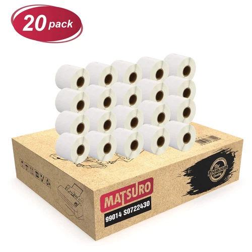 Originale | Compatibles Rouleaux Étiquettes Remplacement pour DYMO 99014 S072...