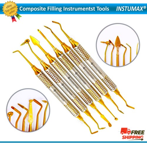 Range of Dental Composite Filling Instruments Restoration Composite Placing Tool - Picture 128 of 131