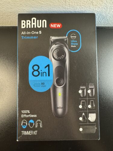Braun Series 5 5470 All-In-One Style Kit 8-in-1 Grooming Kit w/ Beard Trimmer