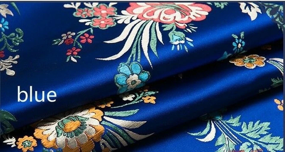 Tela floral satinada china hágalo usted mismo Begonia Damasco Brocado Bolso Ropa Costura Artesanía Foto 3 de 4