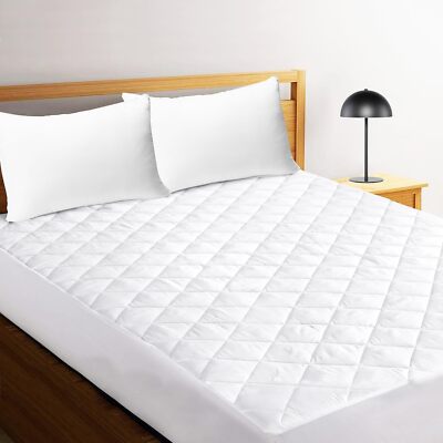 East Coast Bedding Waterproof Cotton Mattress Pad - T, TXL, F, FXL, 48x75, Q, K