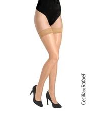 New Improved Glossy Shiny Hold Up Stockings Eterno 9 Denier High Gloss Nylon Hos