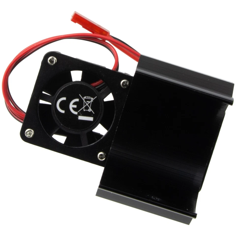 540/550 Motor Heatsink Twin Cooling Fan For 1/10 Traxxas Slash HSP RC Car Parts - Image 3 of 4