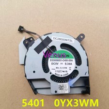 Laptop CPU GPU Cooling Fan for Dell Latitude 5401 0YX3WM 0WG3PW 0N7C76