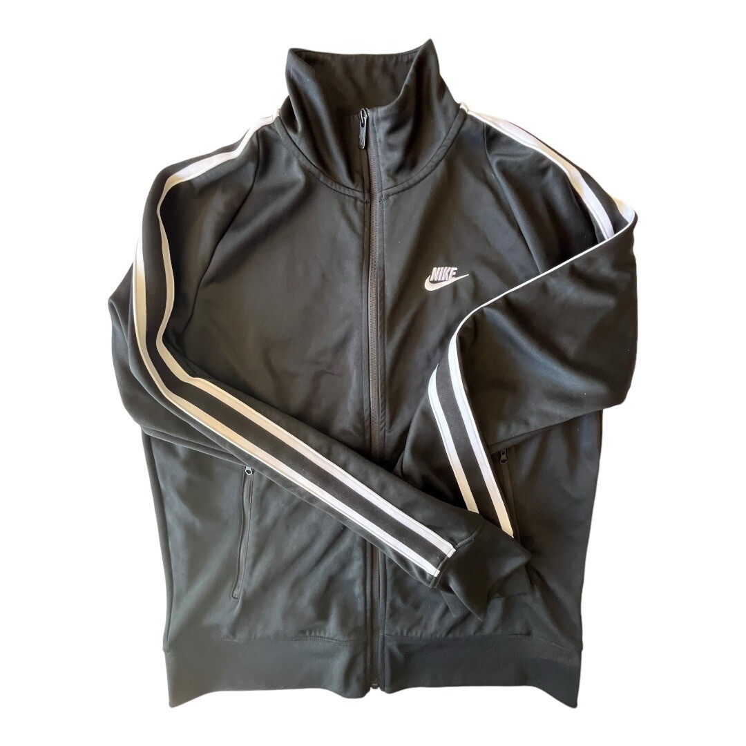 Nike Sportswear N98 Tribute Track Jacket SZ Medium Black Soccer