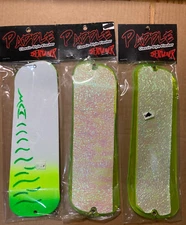 3 of Dream Weaver 11" Paddles AS SHOWN Fishing Lures NIP