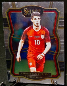 2017 Panini Select CHRISTIAN PULISIC Rookie Soccer Card RC #124 PSA 10