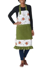 Temp-tations Printed Apron w/ Cotton Terry Towel Harvest