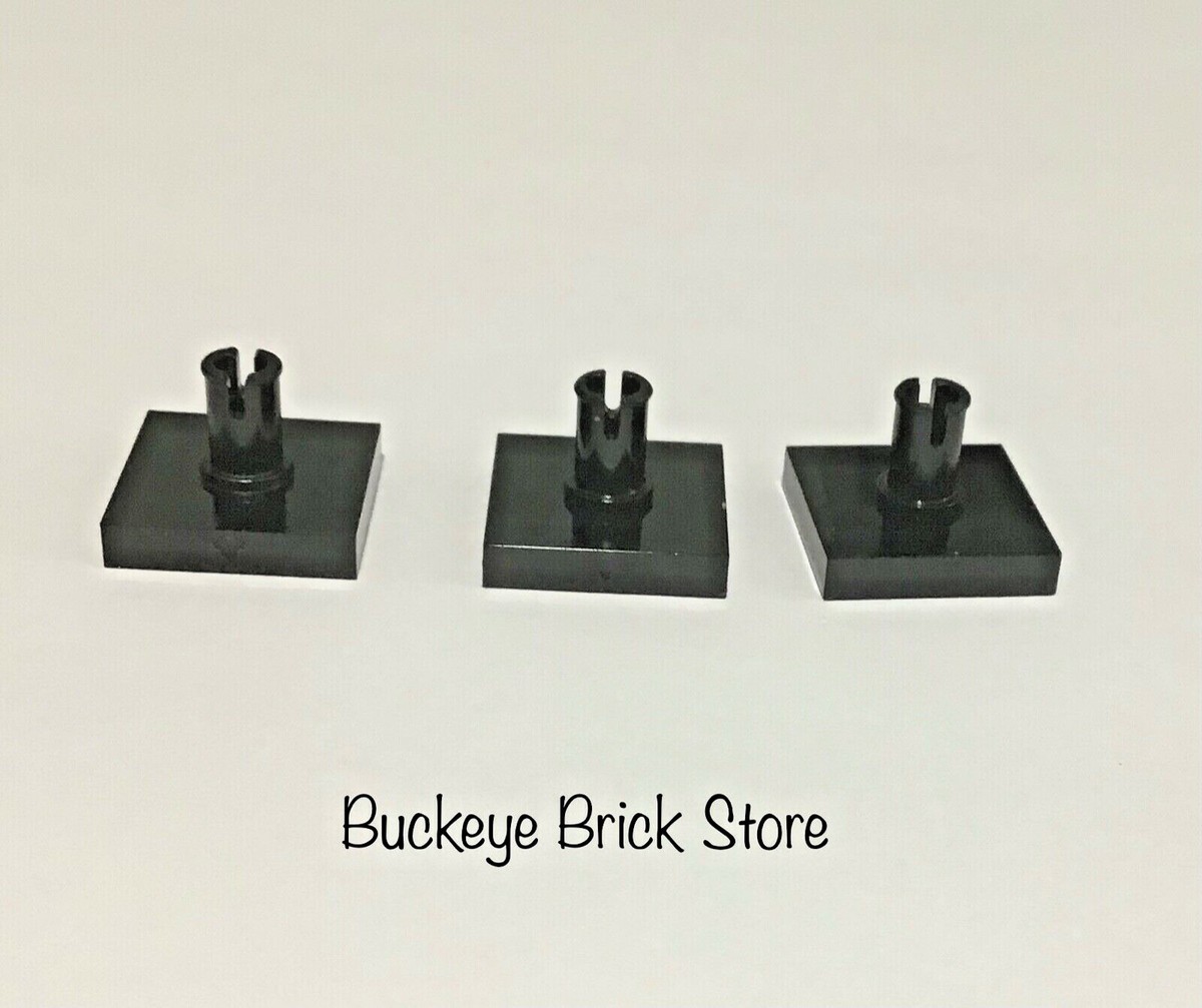 LEGO 2460 BLACK Modified TILE w/ Pin - Lot Of 3 | eBay