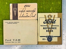 1938 Ford V8 Passenger Commercial Reference Book Flathead OEM + Bonus Vintage